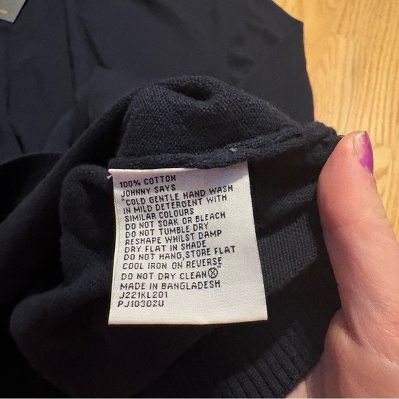 Johnny Bigg Black V-neck Sweater NEW Sz 4X Men’s - Picture 3 of 4